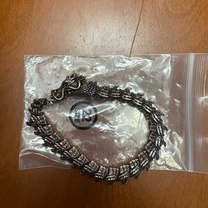 Mystic Silver Dragon Bracelet